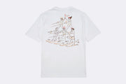 Edmmond Studios Acrobatics Water Skiing Tee Plain White